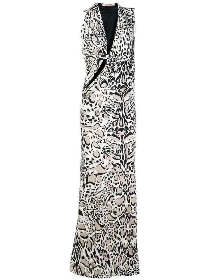 Roberto Cavalli Leopard Print Dress - Nude & Neutrals