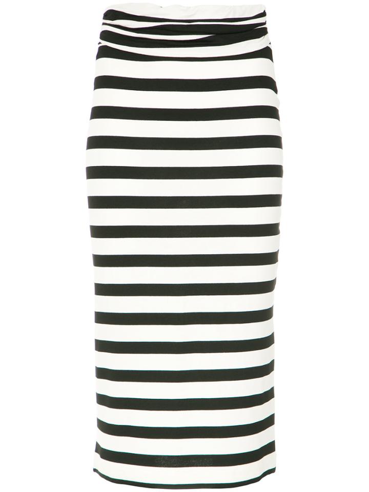 Andrea Marques Striped Slim Skirt - Unavailable