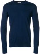 Bottega Veneta Dark Navy Merino Sweater - Blue