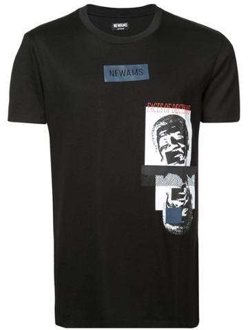 Newams Printed T-shirt - Black