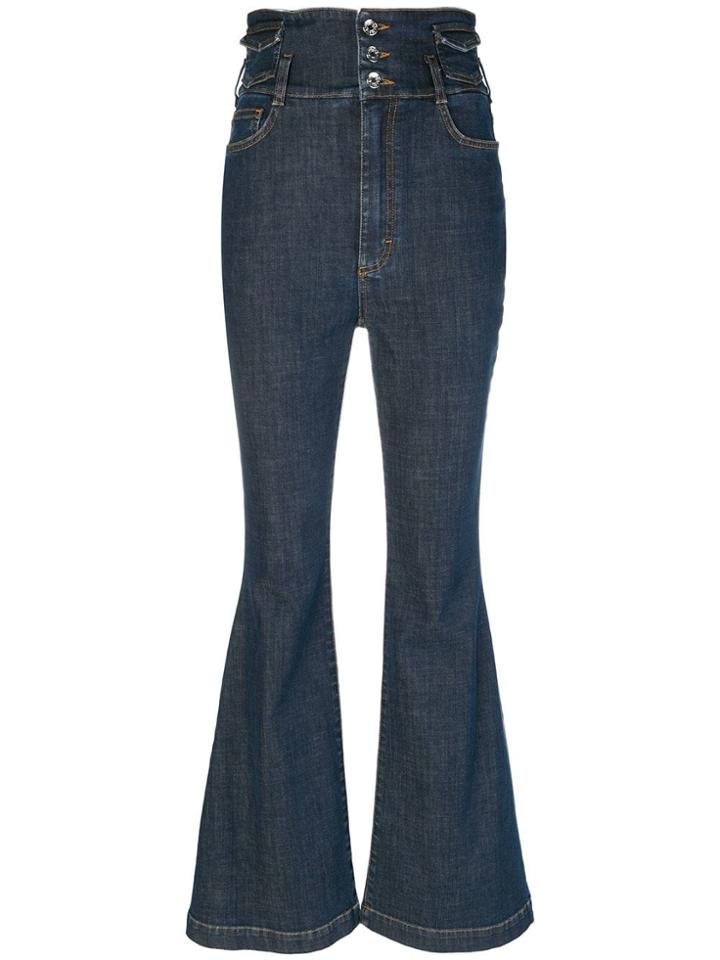 Dolce & Gabbana Five-pocket Flared Jeans - Blue