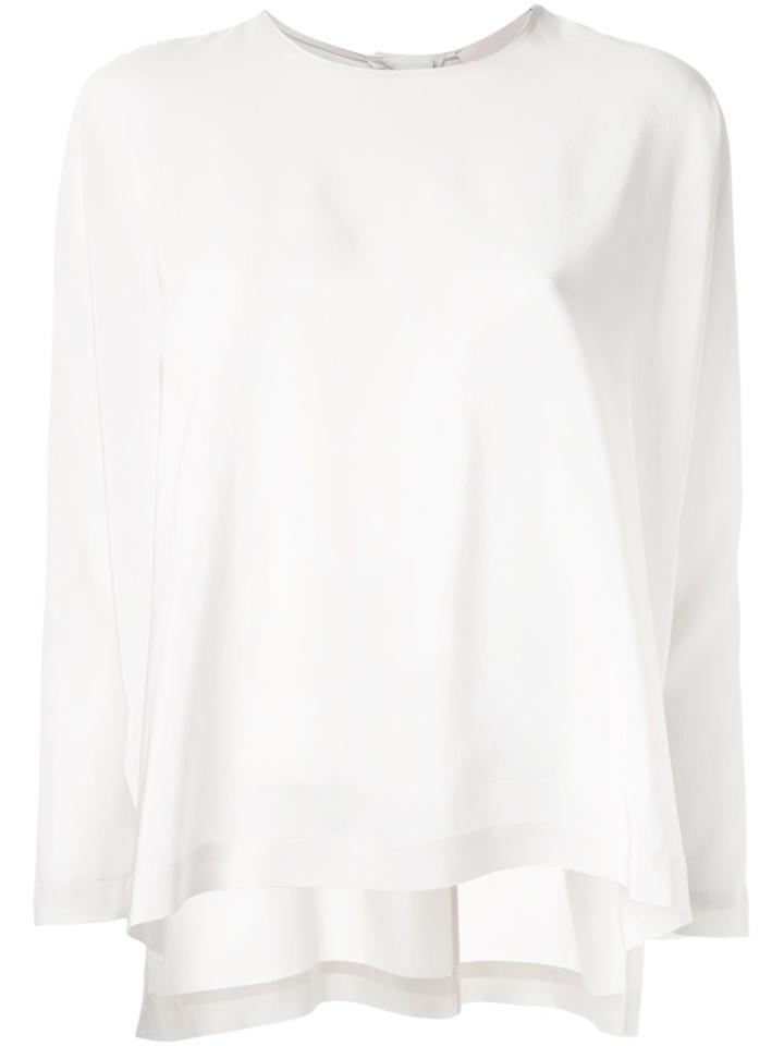 Red Valentino Sheer Tulle Blouse - Black