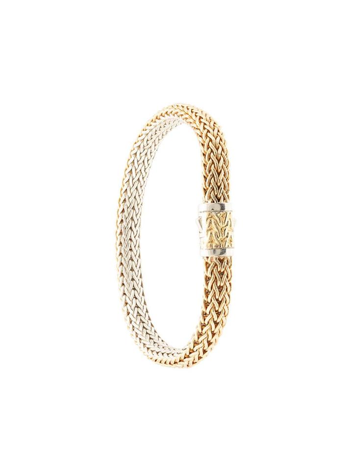 John Hardy 18kt Yellow Gold And Sterling Silver Classic Chain