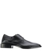 Balenciaga Square Toe Derby Boots - Black
