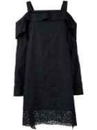 Proenza Schouler Off-shoulder Dress, Women's, Size: 4, Black, Cotton