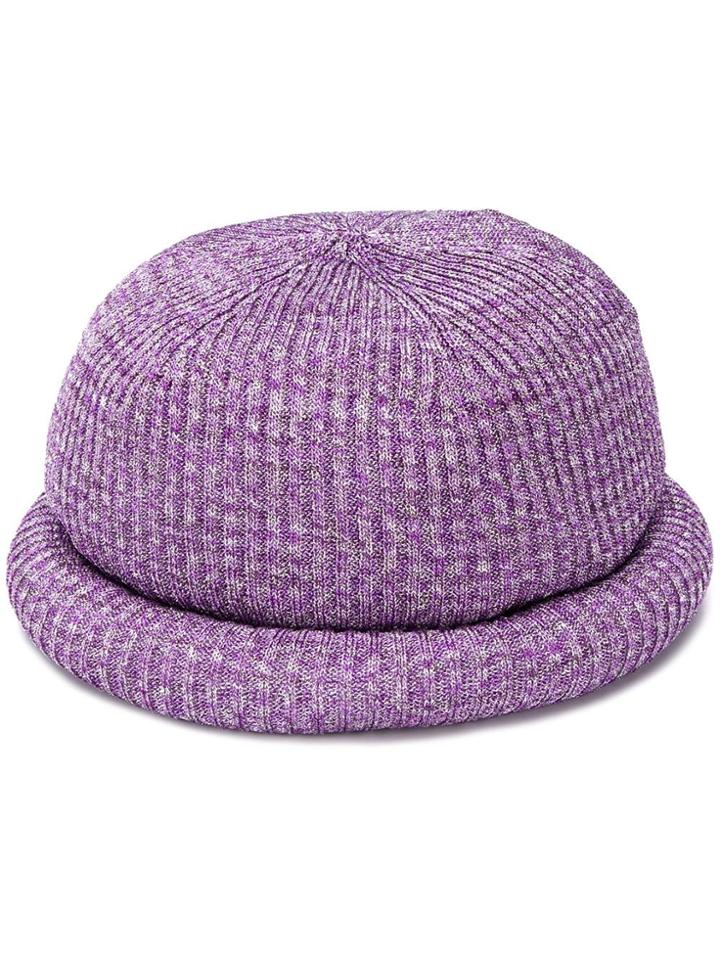 Missoni Mottled Weave Hat - Purple