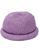 Missoni Mottled Weave Hat - Purple