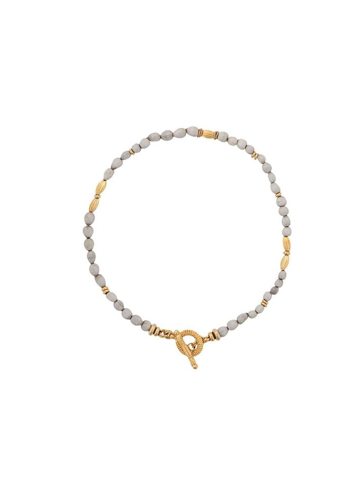 Gas Bijoux Pearl Necklace - Grey