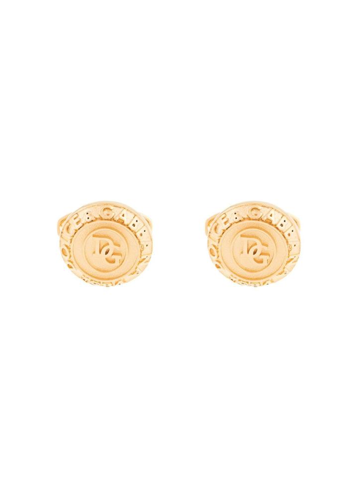 Dolce & Gabbana Dg Logo Cufflinks - Gold