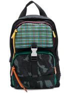 Prada One Shoulder Backpack - Black