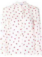 Vivetta Heart And Shoe Print Blouse - White