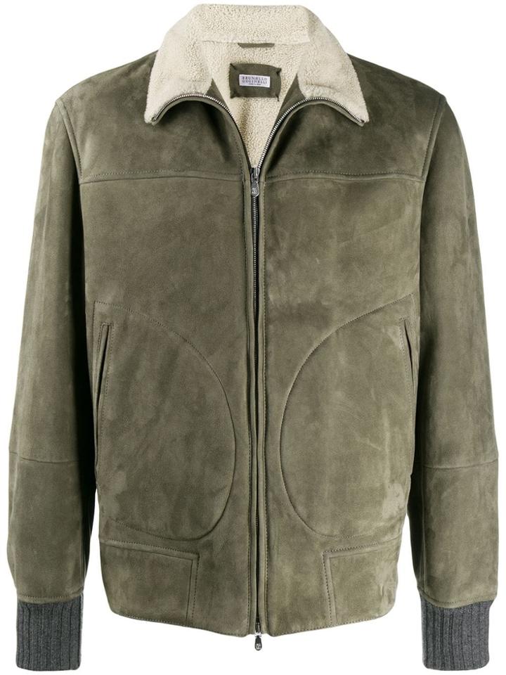 Brunello Cucinelli Zip Up Jacket - Green