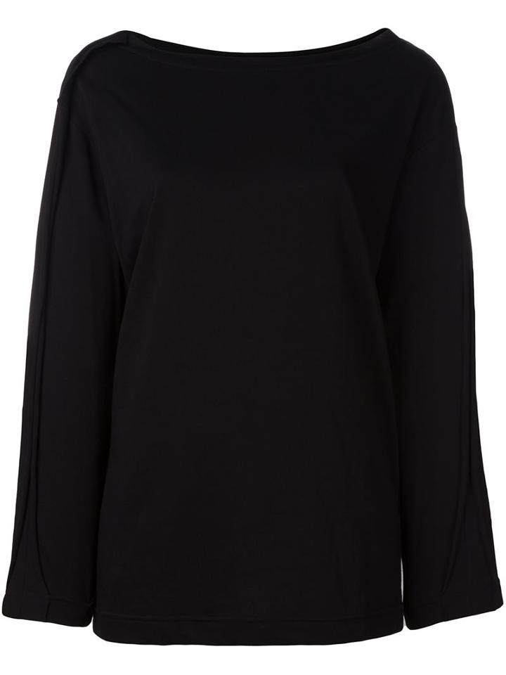 Yohji Yamamoto Stitch Detail Wide Sweatshirt