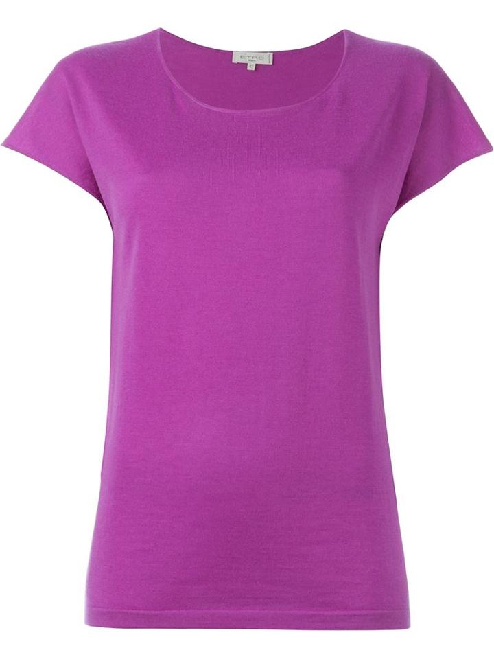Etro Shortsleeved Knit Top