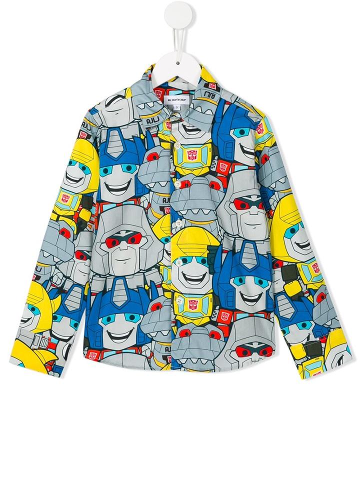 Au Jour Le Jour Kids Transformers Print Shirt, Boy's, Size: 6 Yrs