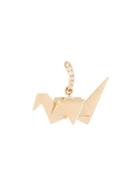 Aurelie Bidermann 'origami' Diamond Pendant - Metallic