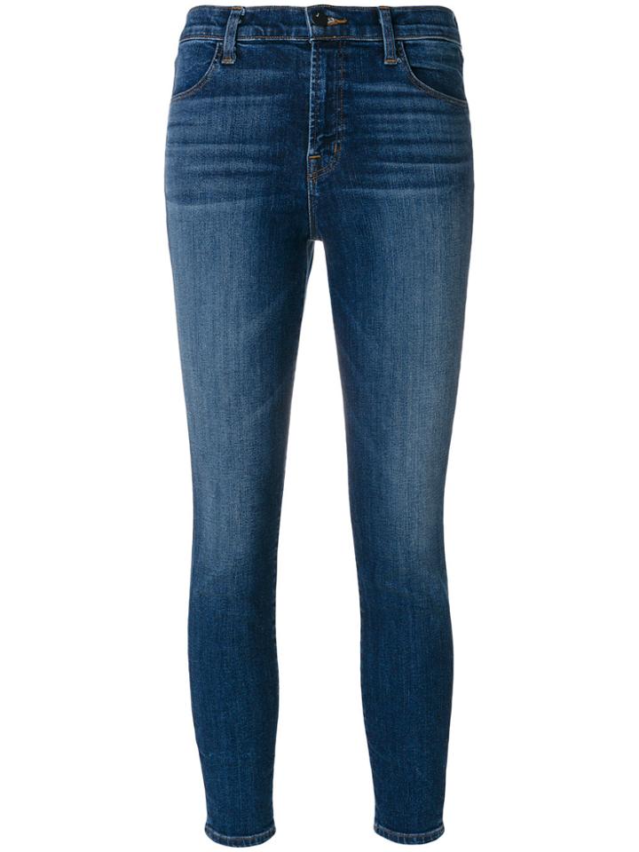 J Brand Alana Cropped Jeans - Blue