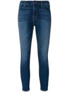 J Brand Alana Cropped Jeans - Blue