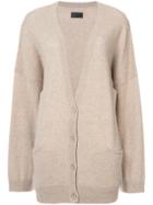 Rta Cashmere Buttoned Cardigan - Nude & Neutrals