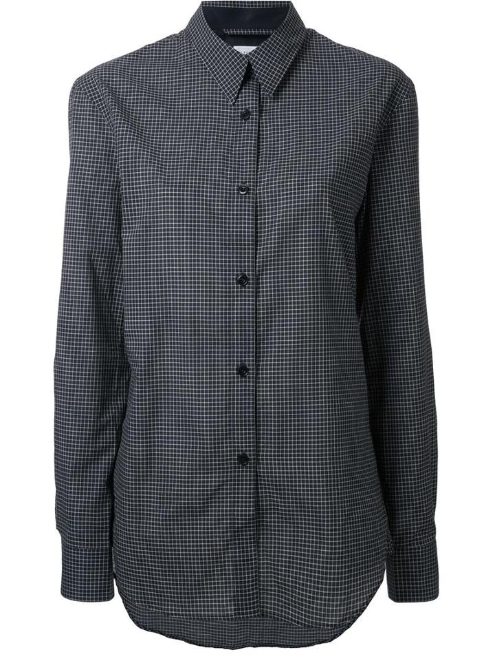 Lemaire Pointed Collar Shirt, Women's, Size: 38, Black, Cotton/cupro