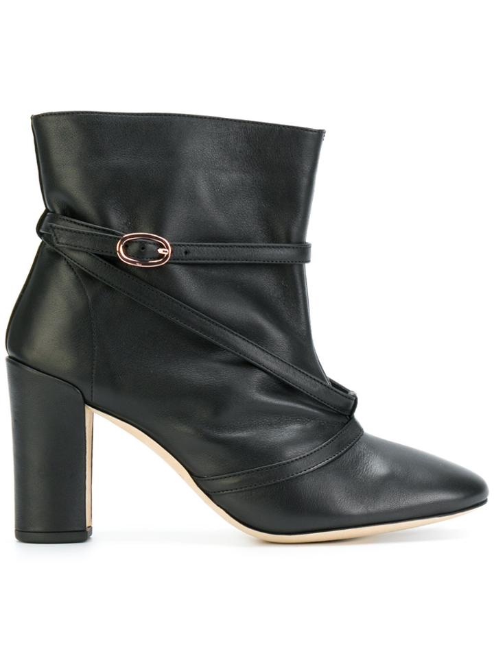 Repetto Buckle-strap Anke Boots - Black