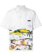 Prada Beach Print Shirt - Grey