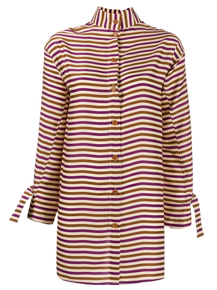 Jejia Stripe Print Shirt - Neutrals
