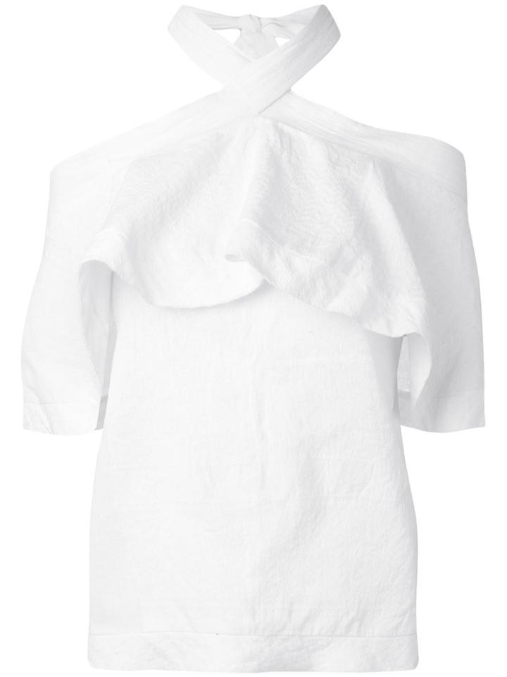 Cecilie Copenhagen - Topango Off-the-shoulder Top - Women - Cotton - 1, White, Cotton