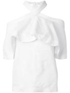 Cecilie Copenhagen - Topango Off-the-shoulder Top - Women - Cotton - 1, White, Cotton