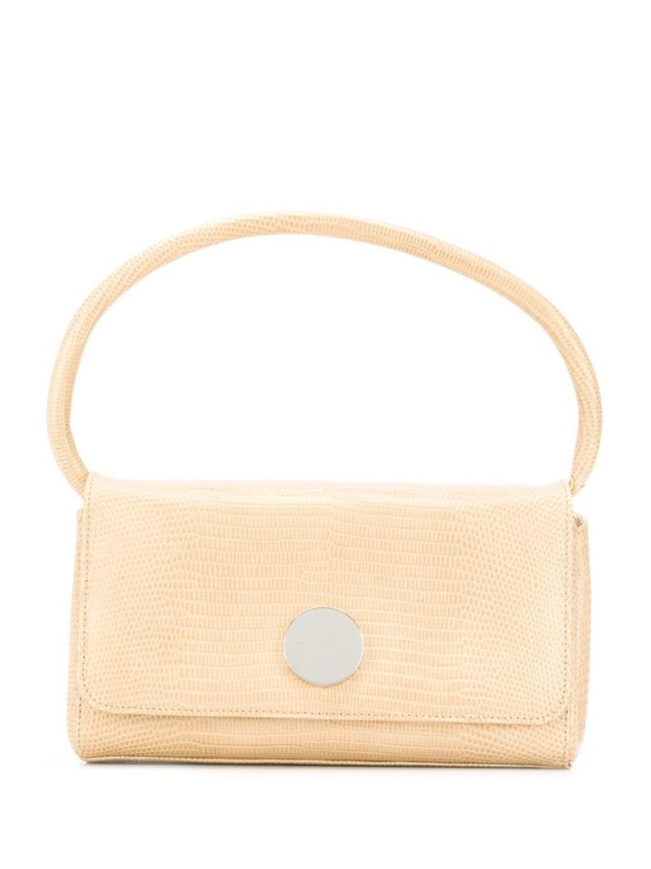 Little Liffner Lizard Skin Effect Tote - Neutrals