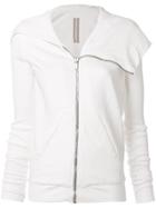 Rick Owens Drkshdw Mountain Zip-up Hoodie - White