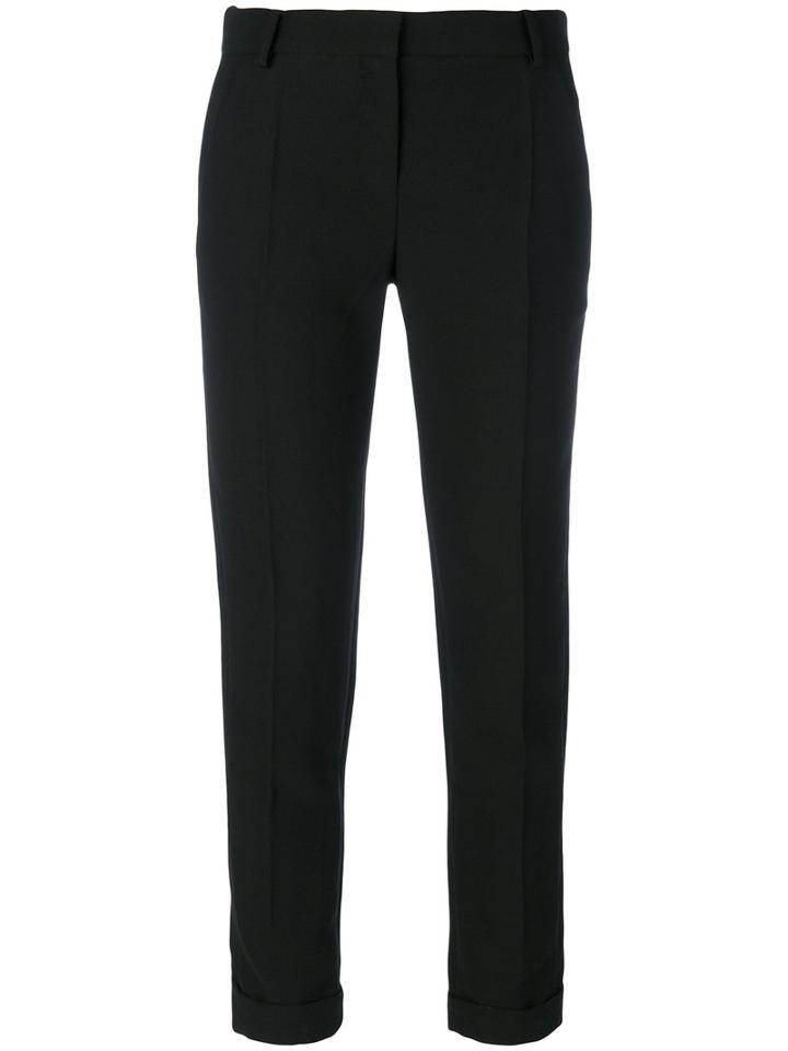 Carven - Cady Cropped Trousers - Women - Polyester/acetate/viscose - 34, Black, Polyester/acetate/viscose