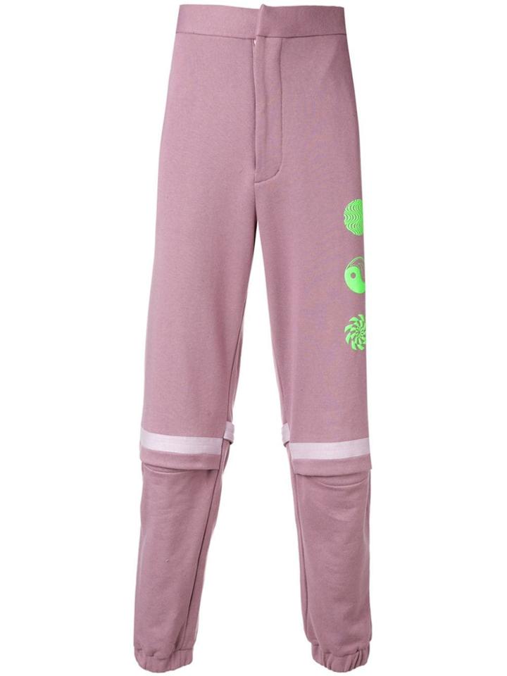 Ambush High-waist Printed Track Pants - Pink