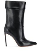 Francesco Russo Pointed Stiletto Boots - Black