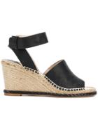 Paloma Barceló Ankle Strap Wedges - Black
