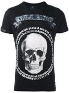 Philipp Plein 'pray' T-shirt, Men's, Size: Large, Black, Cotton