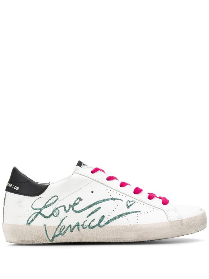 Golden Goose Deluxe Brand Love Venice Sneakers - White