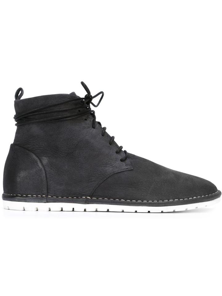 Marsèll Lace-up Ankle Boots, Men's, Size: 42, Black, Leather/rubber