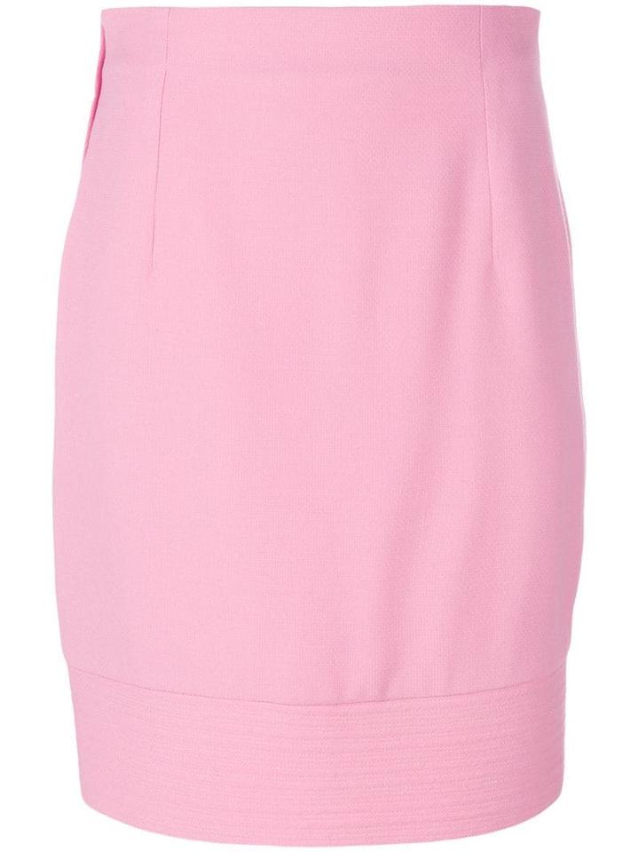 Versace Pre-owned Fitted Midi Skirt - Pink