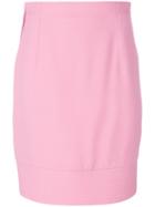 Versace Pre-owned Fitted Midi Skirt - Pink