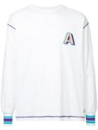 A(lefrude)e Logo Embroidered Sweatshirt - White