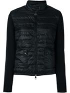 Moncler Padded Front Jacket, Women's, Size: L, Black, Feather Down/polyamide/cotton/spandex/elastane