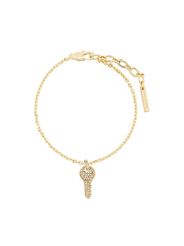 Marc Jacobs Key Pendant Bracelet - Metallic