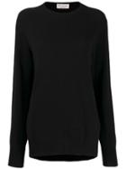 Ma'ry'ya Slouchy Jumper - Black