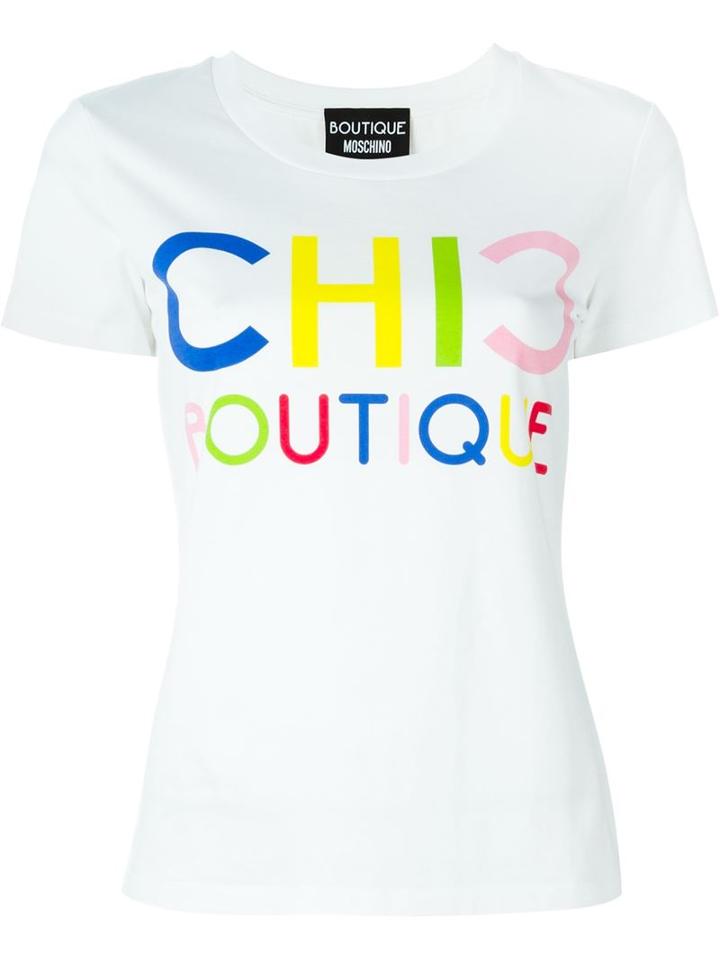 Boutique Moschino Logo Print T-shirt