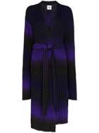 Asai Belted Wrap Dress - Purple