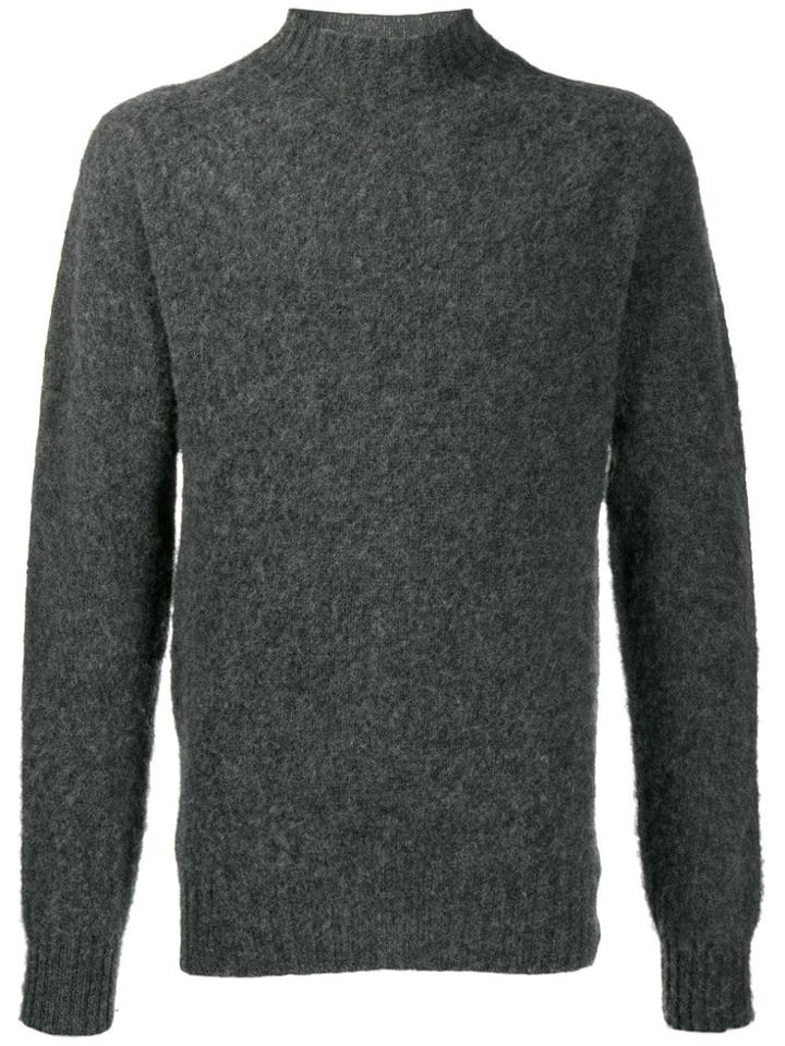Ymc Montand Mock-neck Jumper - Grey