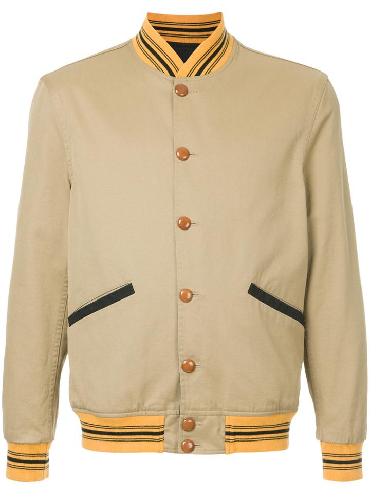 Kent & Curwen Varsity Bomber Jacket - Green