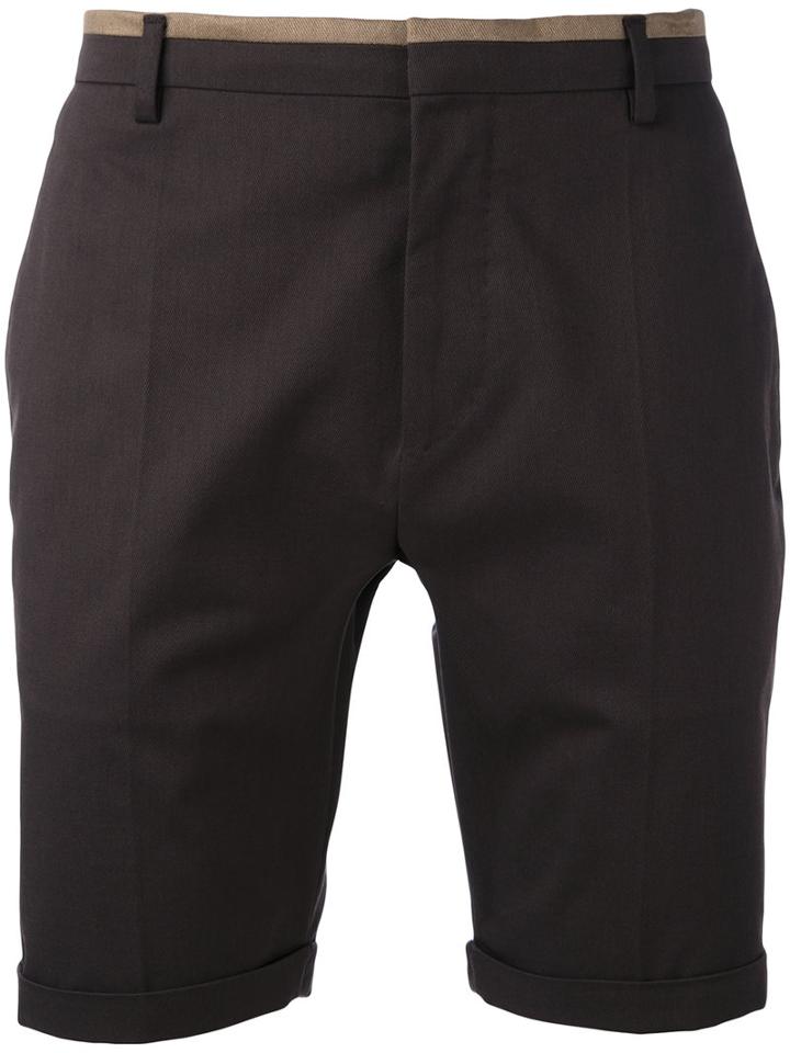 Al Duca D'aosta 1902 - Chino Shorts - Men - Cotton/spandex/elastane - 54, Brown, Cotton/spandex/elastane