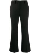 Incotex Flared Bottom Trousers - Black